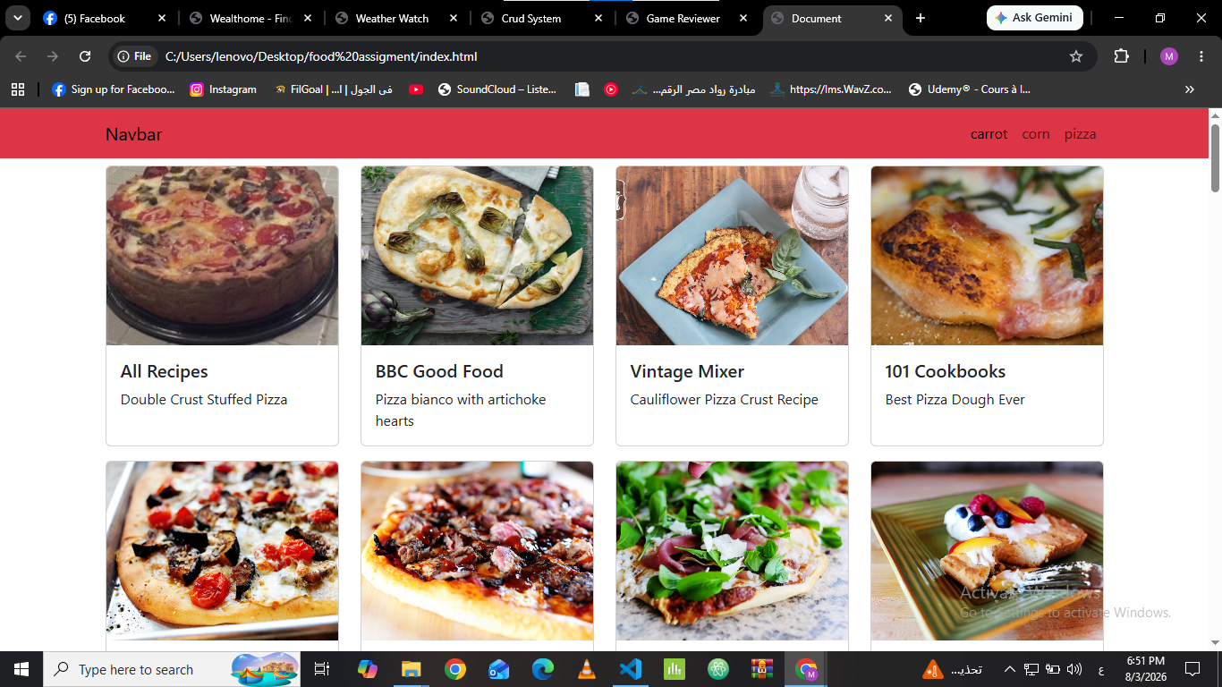 Food & Recipe Finder